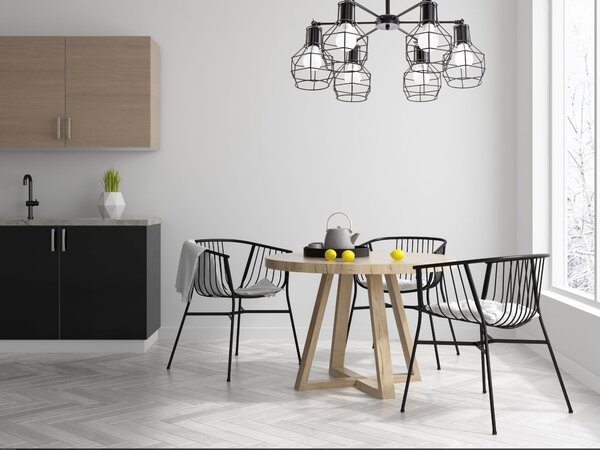 Stropna viseća svjetiljka metalna Loft APP735-6C