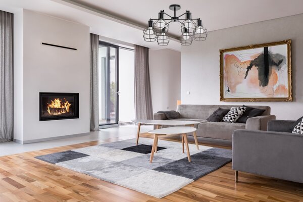 Stropna viseća svjetiljka metalna Loft APP735-6C