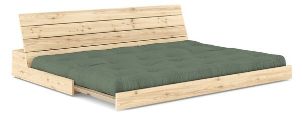 Zelena sklopiva sofa 196 cm Base – Karup Design