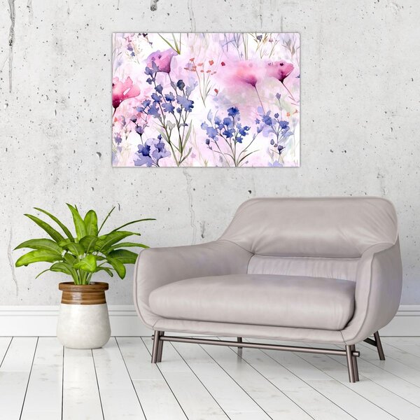 Slika - Akvarel livada (70x50 cm)