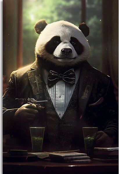 Slika životinja gangster panda
