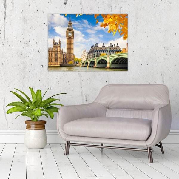Staklena slika - Big Ben, London (70x50 cm)