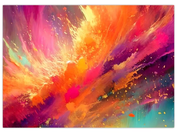 Slika - Dinamička apstrakcija (70x50 cm)