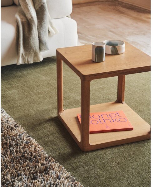 Pomoćni stol u dekoru hrasta 50x50 cm Maymai – Kave Home