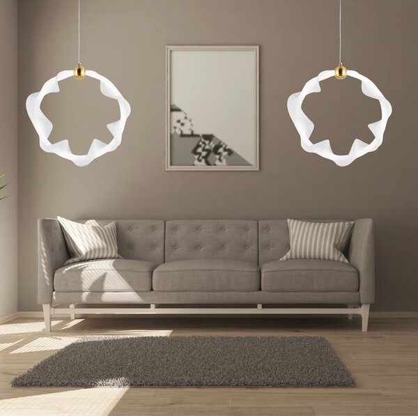 LED svijetiljka G014-1CP WHITE/GOLD
