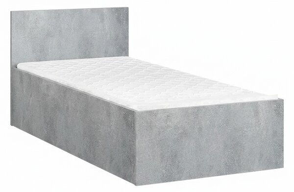 Krevet SOFIA 90 x 200 cm, beton Podnica: Sa podnicom od letvi, Madrac: Bez madraca
