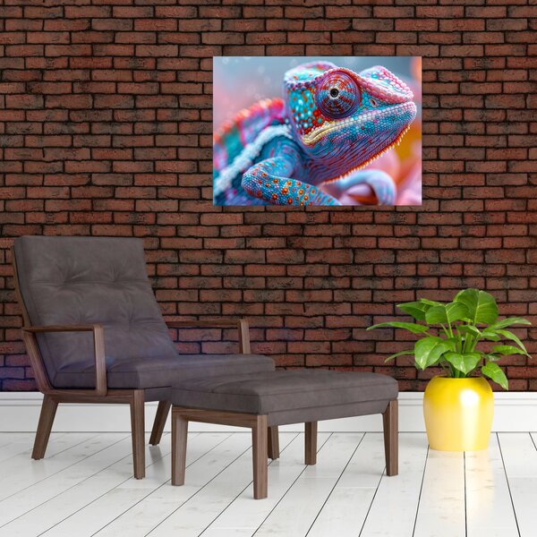 Slika - Šareni kameleon (70x50 cm)