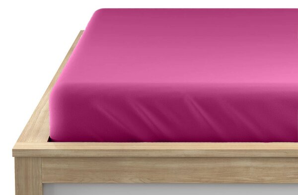 Jersey plahta purpurna 90 x 200 cm