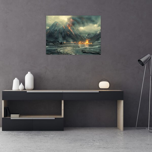 Slika - Vulkanska erupcija (70x50 cm)