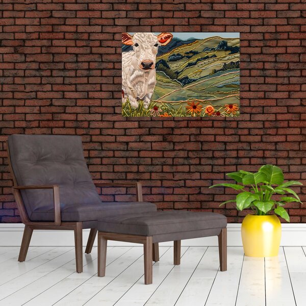 Slika - Imitacija pletenog motiva (70x50 cm)