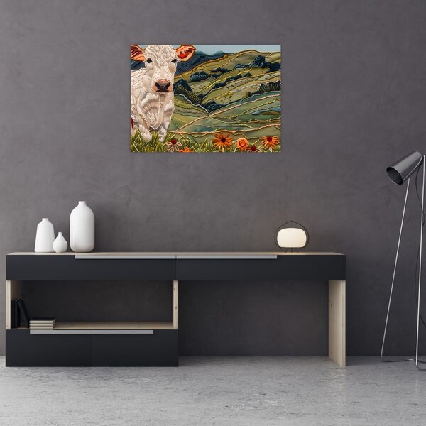 Slika - Imitacija pletenog motiva (70x50 cm)