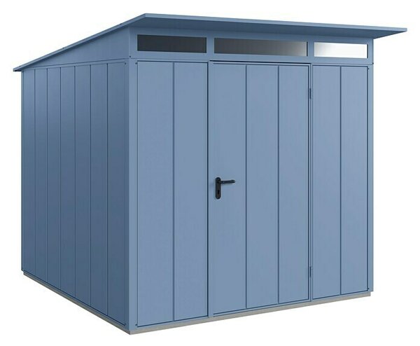 EcoStar Spremište Elegant-P Tip 2 (Vanjska širina uklj. krovni prevjes: 247,9 cm, Vanjska dubina uklj. krovni prevjes: 283,4 cm, Plava, Jedna vrata)
