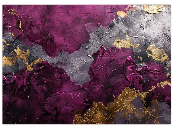 Slika - Teksturiranje apstrakcije (70x50 cm)