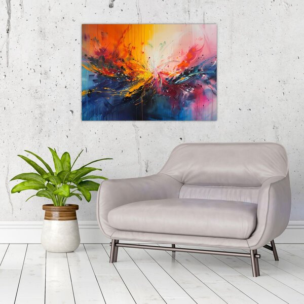 Slika - Apstrakcija boja (70x50 cm)