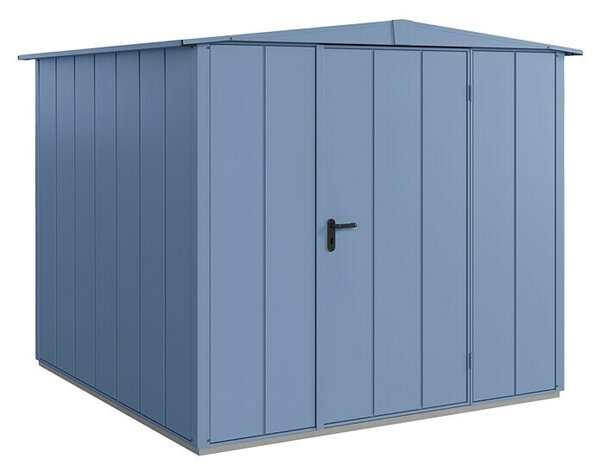 EcoStar Spremište Elegant-S Tip 2 (Vanjska širina uklj. krovni prevjes: 258,8 cm, Vanjska dubina uklj. krovni prevjes: 247,7 cm, Plava, Jedna vrata)