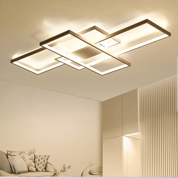 Moderna stropna svjetiljka LED + PILOT WHITE APP660