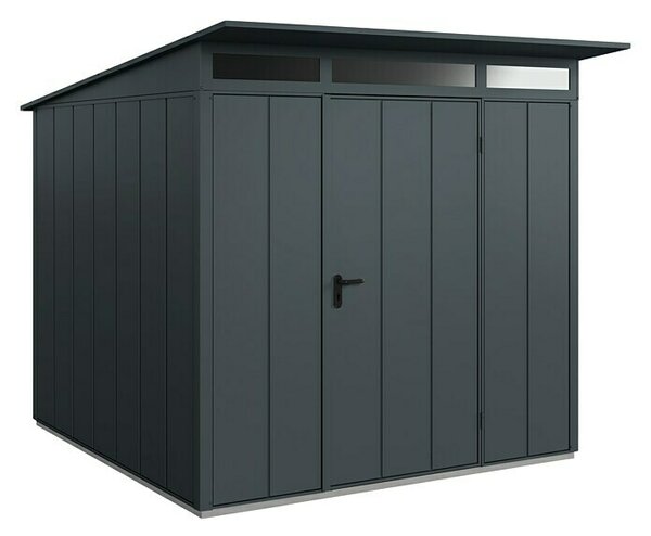 EcoStar Spremište Elegant-P Tip 2 (Vanjska širina uklj. krovni prevjes: 247,9 cm, Vanjska dubina uklj. krovni prevjes: 283,4 cm, Antracit, Jedna vrata)