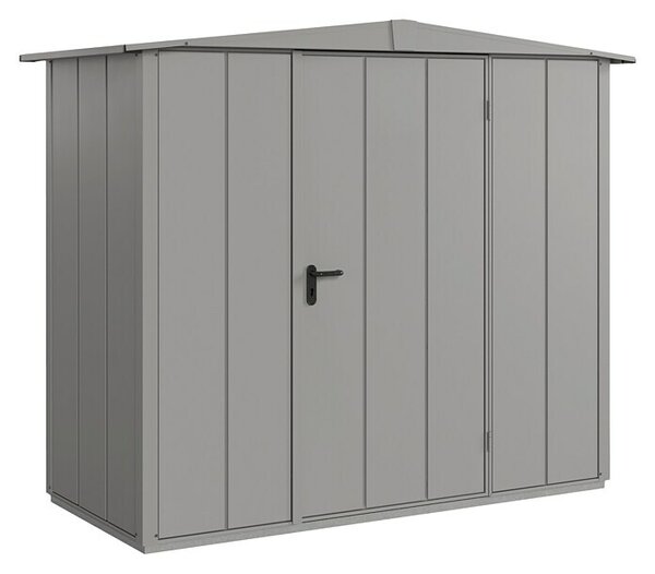 EcoStar Spremište Elegant-S Tip 1 (Vanjska širina uklj. krovni prevjes: 258,8 cm, Vanjska dubina uklj. krovni prevjes: 121,3 cm, Siva, Jedna vrata)