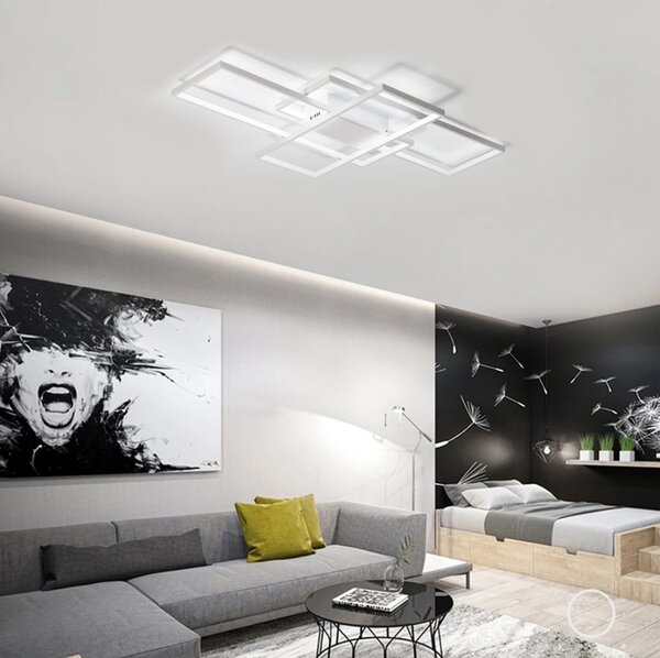 Moderna stropna svjetiljka LED + PILOT WHITE APP660