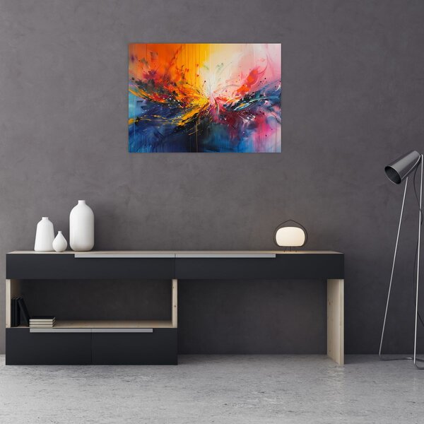 Slika - Apstrakcija boja (70x50 cm)