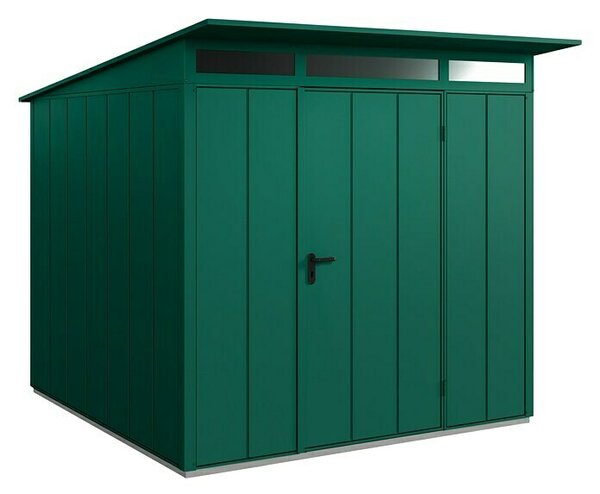 EcoStar Spremište Elegant-P Tip 2 (Vanjska širina uklj. krovni prevjes: 247,9 cm, Vanjska dubina uklj. krovni prevjes: 283,4 cm, Zelena, Jedna vrata)