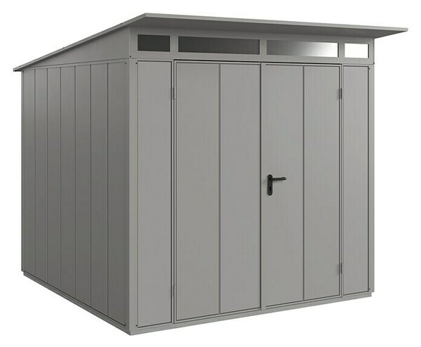 EcoStar Spremište Elegant-P Tip 2 (Vanjska širina uklj. krovni prevjes: 247,9 cm, Vanjska dubina uklj. krovni prevjes: 283,4 cm, Siva, Dvostruka vrata)