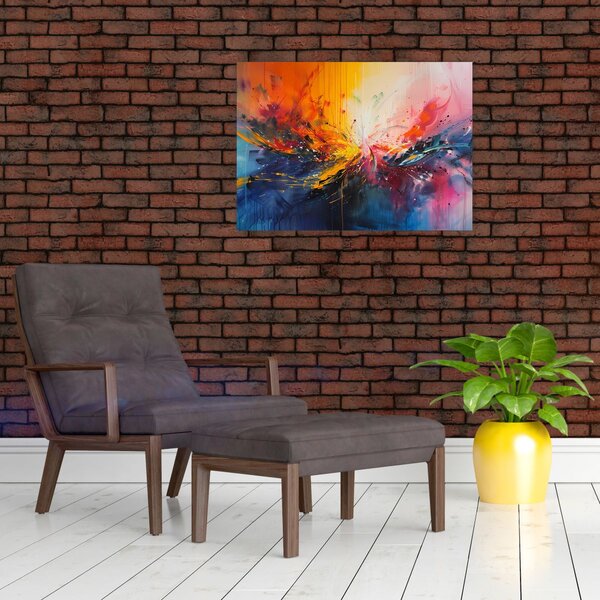 Slika - Apstrakcija boja (70x50 cm)