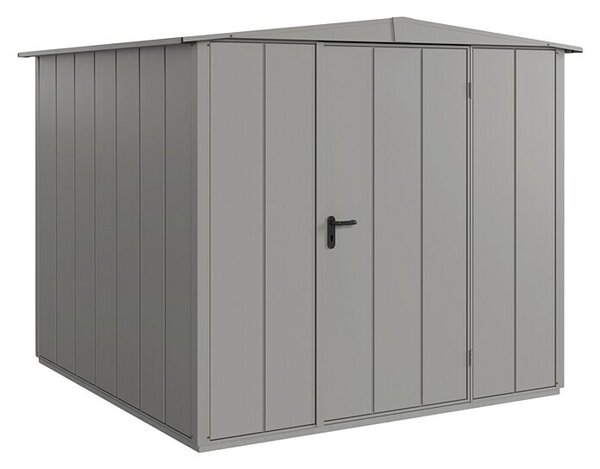 EcoStar Spremište Elegant-S Tip 2 (Vanjska širina uklj. krovni prevjes: 258,8 cm, Vanjska dubina uklj. krovni prevjes: 247,7 cm, Siva, Jedna vrata)