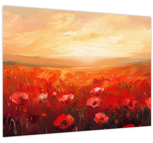 Slika - Polje makova (70x50 cm)