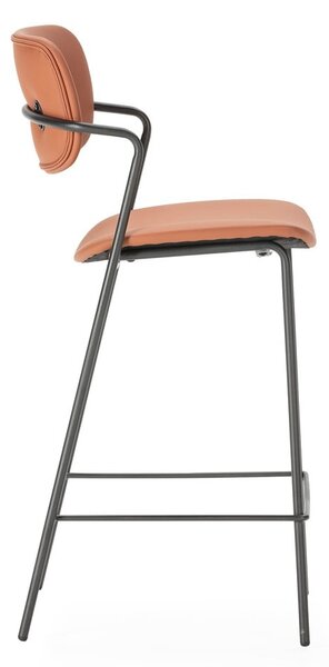 Ciglaste barske stolice u setu 2 kom (visine sjedala 68 cm) Maika – Marckeric