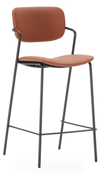 Ciglaste barske stolice u setu 2 kom (visine sjedala 68 cm) Maika – Marckeric