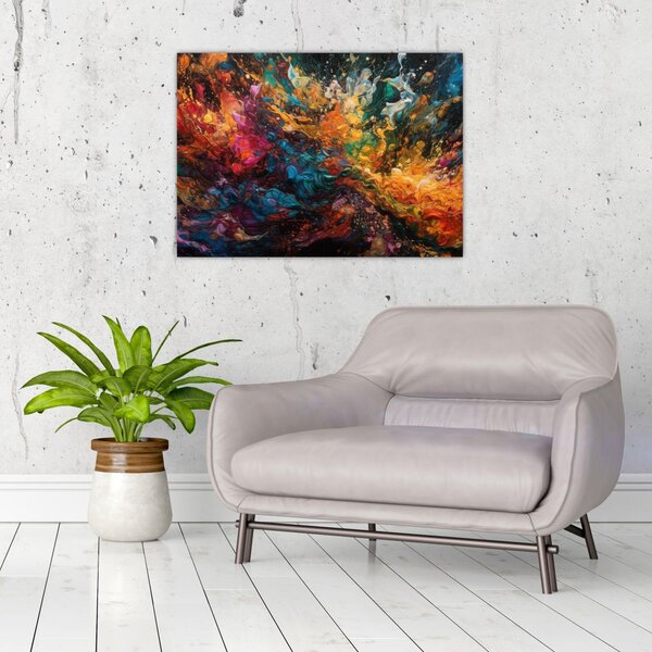 Slika - Apstrakcija boja II. (70x50 cm)