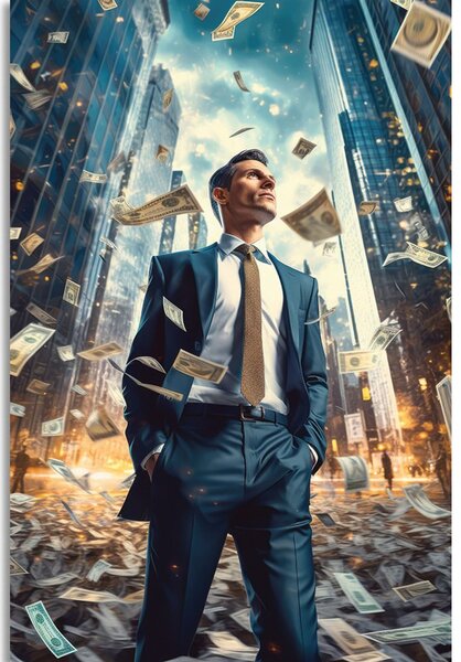 Slika biznismen iz Wall Street-a