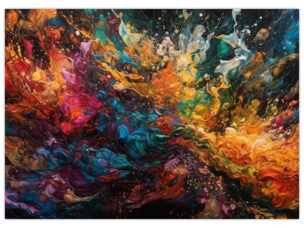 Slika - Apstrakcija boja II. (70x50 cm)