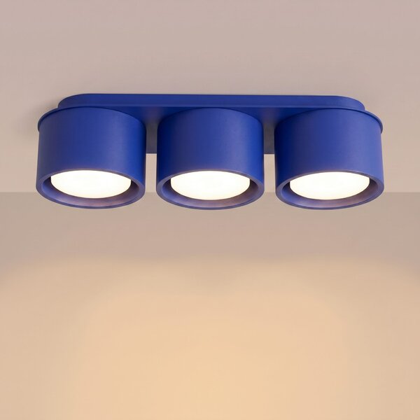 Stropna svjetiljka MODO 3 ultramarine plava Gx53