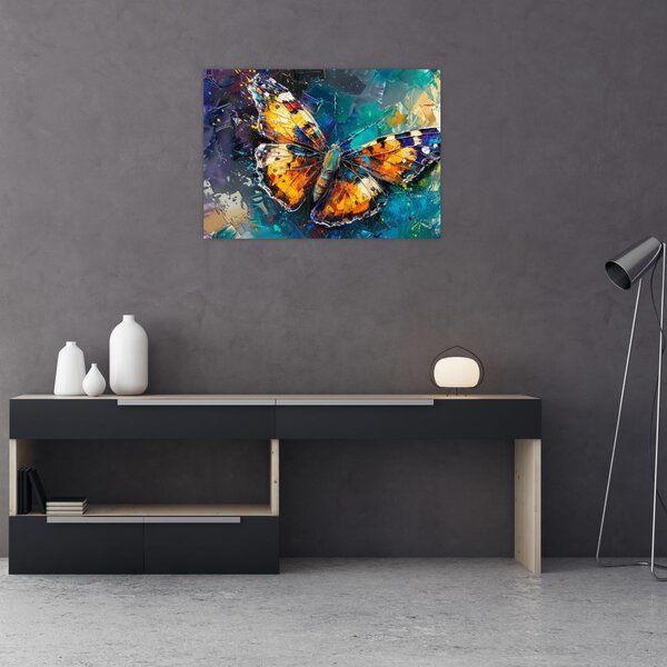 Slika - Leptir, ulje na platnu (70x50 cm)