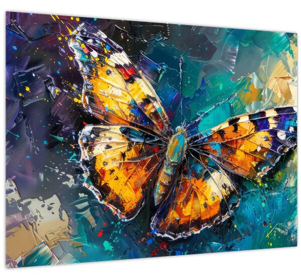 Slika - Leptir, ulje na platnu (70x50 cm)