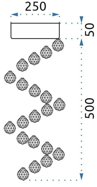 Kristalna svjetiljka App785-1C