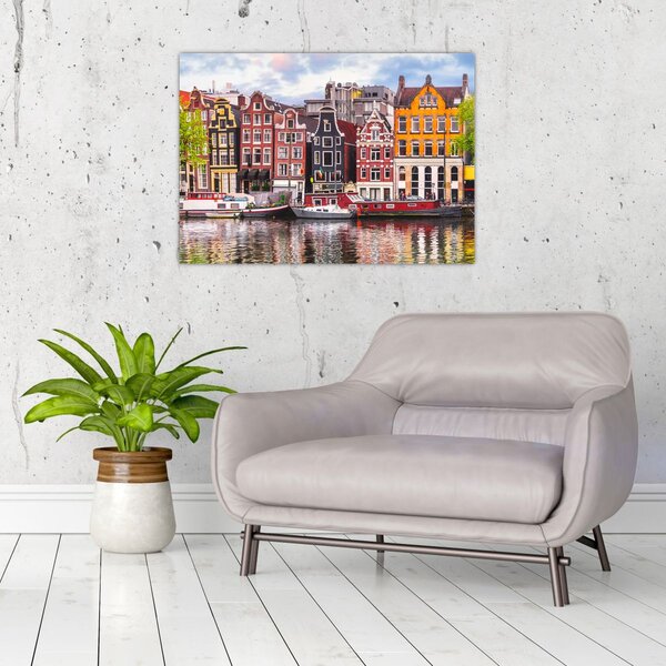 Slika - Amsterdam, plesne kuće (70x50 cm)