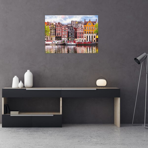 Slika - Amsterdam, plesne kuće (70x50 cm)