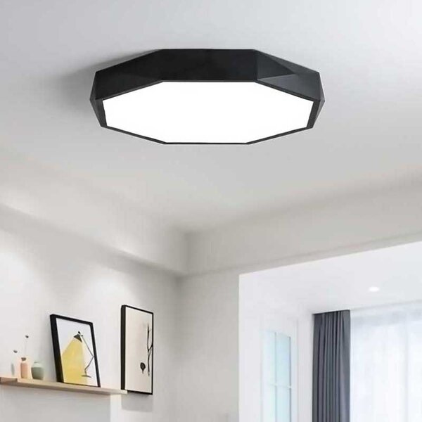 Plafon Diamond APP863-C Crna lampa 50 cm