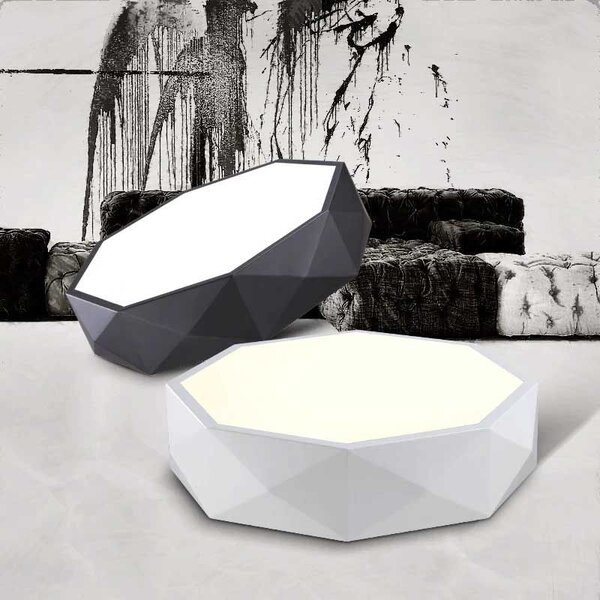 Plafon Diamond APP863-C Crna lampa 50 cm