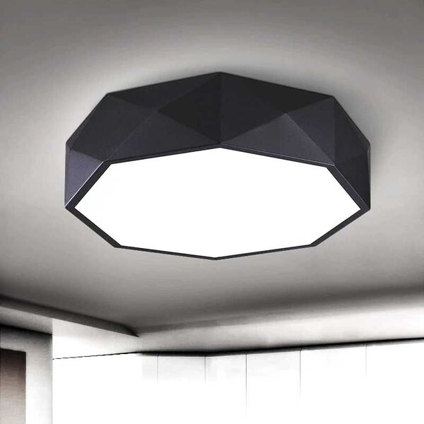 Plafon Diamond APP863-C Crna lampa 50 cm