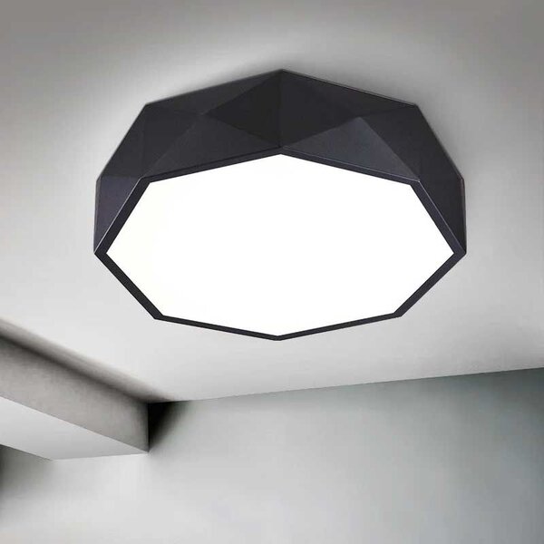Plafon Diamond APP863-C Crna lampa 50 cm