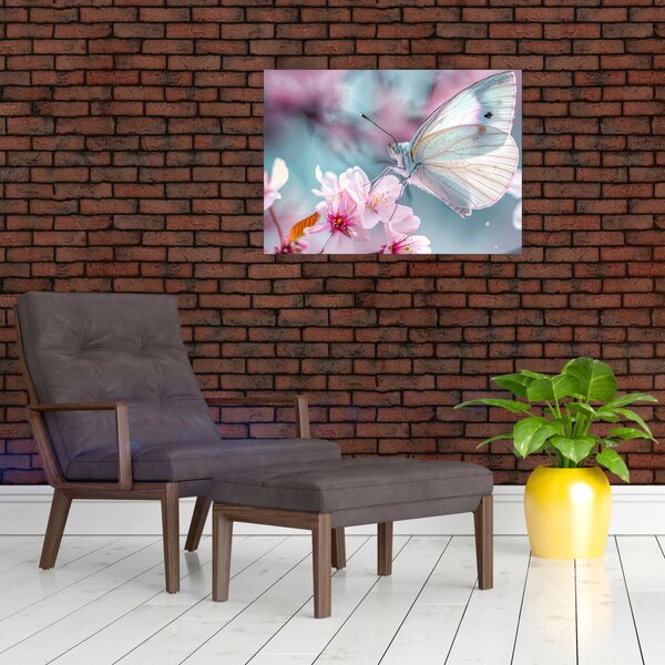 Slika - Leptir na stablu trešnje (70x50 cm)