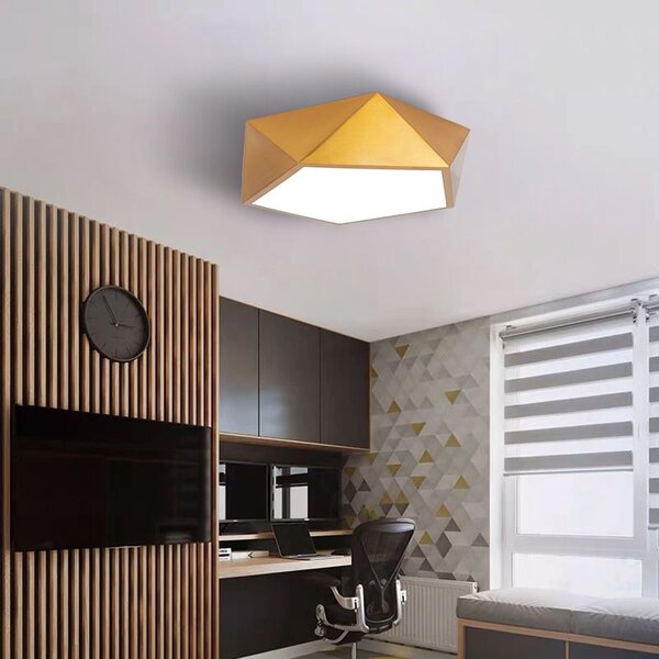 Plafon Diamond APP875-C Zlatna lampa 30 cm