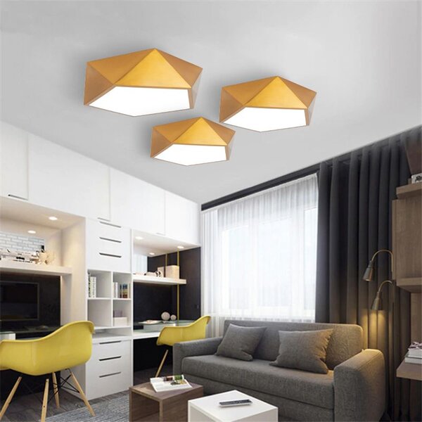 Plafon Diamond APP875-C Zlatna lampa 30 cm