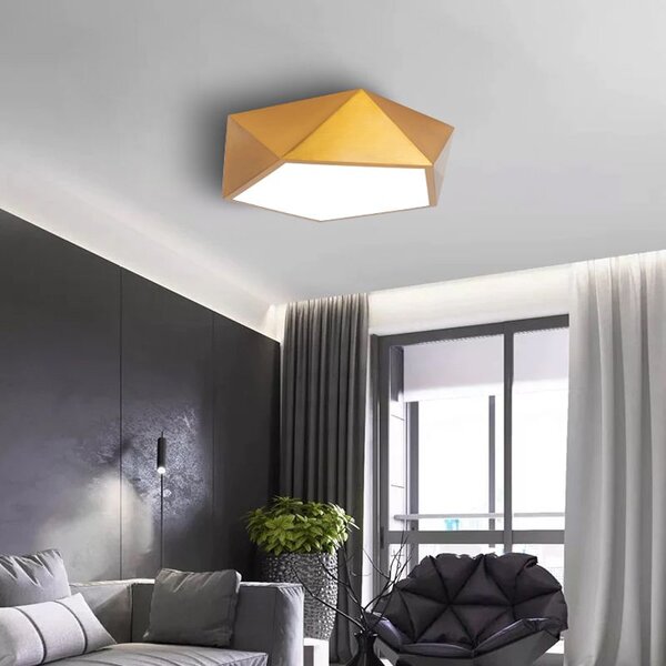 Plafon Diamond APP875-C Zlatna lampa 30 cm