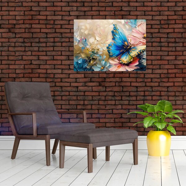 Slika - Slikanje cvijeća i leptira (70x50 cm)