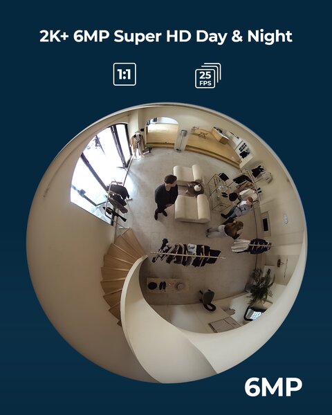 Reolink P520 (FE-P) - unutarnja PoE fisheye kamera